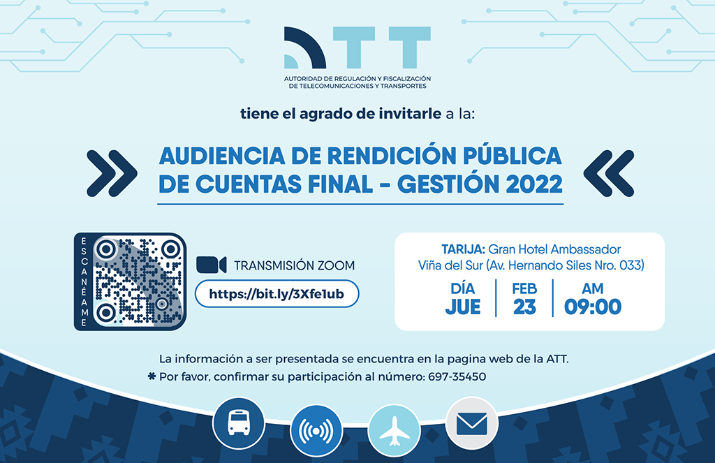 Invitación Rendición de Cuentas Final - Gestión 2022