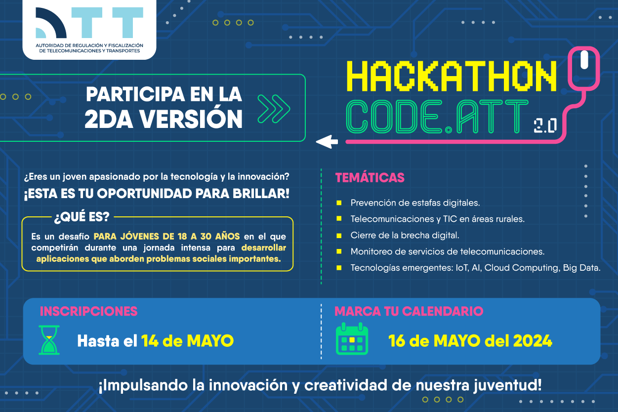 Hackathon CODE.ATT (Ingresa para Revisar las Bases del Concurso)