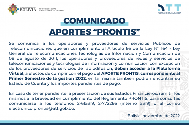 Imagen de comunicado