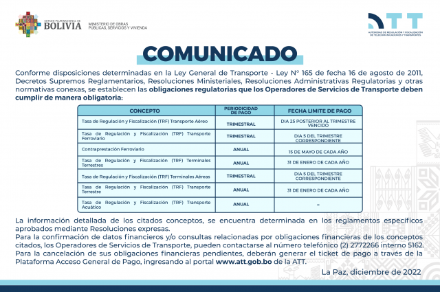 Imagen de comunicado