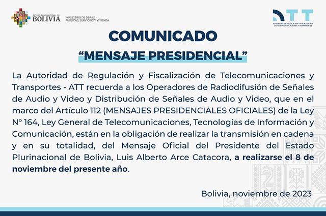 Imagen de comunicado