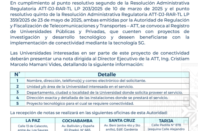 Imagen de comunicado
