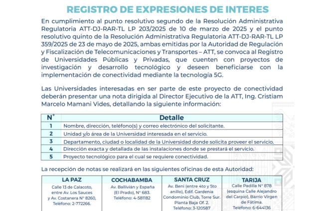 Imagen de comunicado