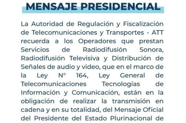 Mensaje Presidencial Noviembre 2021