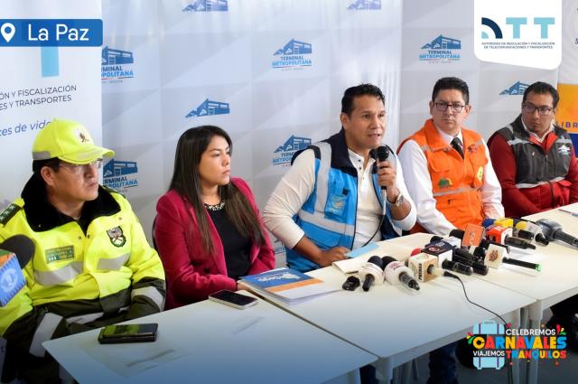 El Gobierno nacional, a la cabeza de la ATT, inicia el operativo “Celebremos Carnavales, viajemos tranquilos”