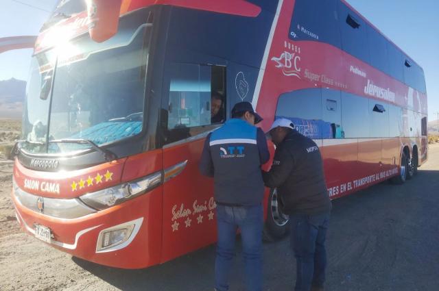 La ATT encabeza un operativo de control en el punto fronterizo de Pisiga
