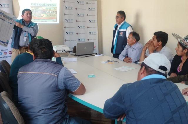ATT fortalece las habilidades del transporte terrestre interdepartamental en Cochabamba