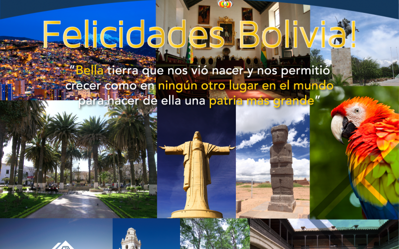 Felicidades amada Bolivia!