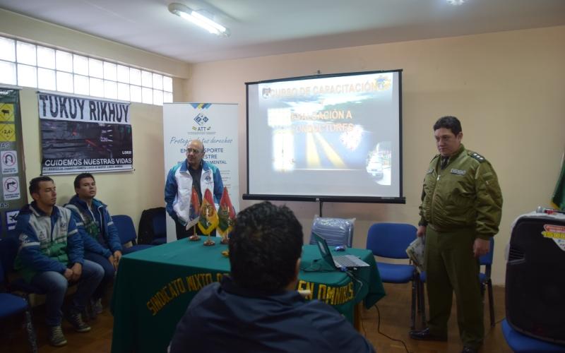 La ATT y Unidad de Tránsito de la Policía Nacional, inician labores conjuntas para la seguridad del usuario de transporte terrestre.