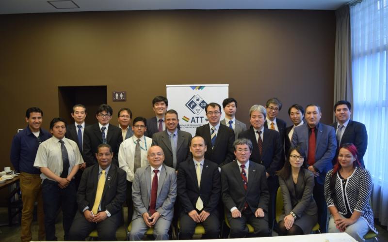 Televisión Digital Abierta - La ATT se reúne con representantes del Ministerio de Asuntos Interiores y Comunicaciones (MIC) de Japón y representantes de empresas japonesas para conversar sobre avances de TDA.