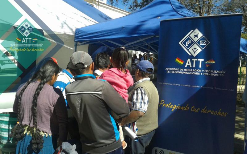 Las ferias “Comunicando el Cambio” se instalaron este fin de semana en Sucre y Tarabuco