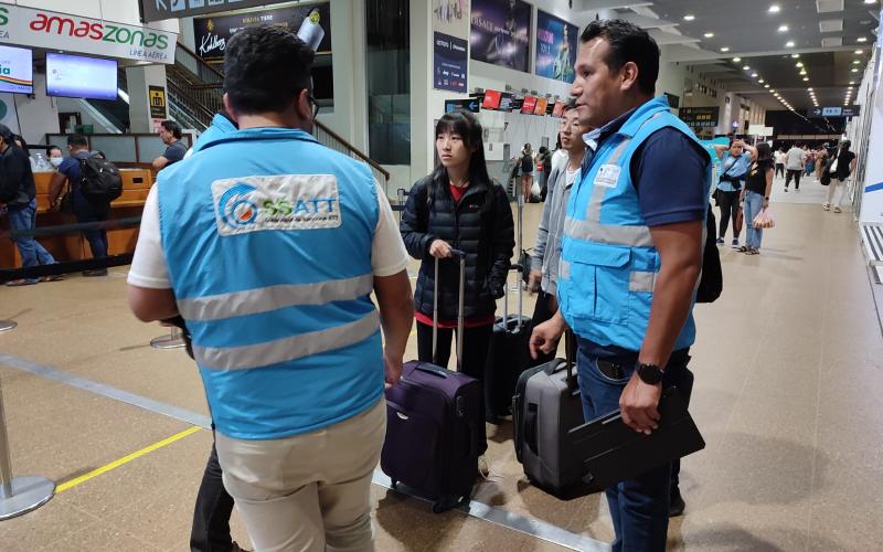 ATT despliega operativo para garantizar devoluciones o transferencias de pasajeros afectados por cancelaciones de Amaszonas