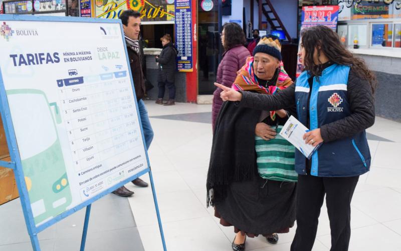 La ATT reporta normalidad en las salidas de buses a nivel nacional y controla las tarifas de los pasajes